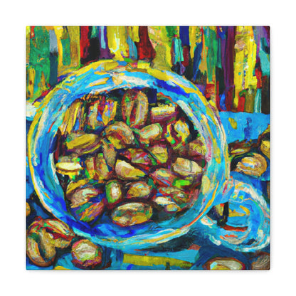 "Coffee Beans Impressionism" - Canvas