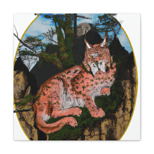 Lynx in Splendour seen - Canvas