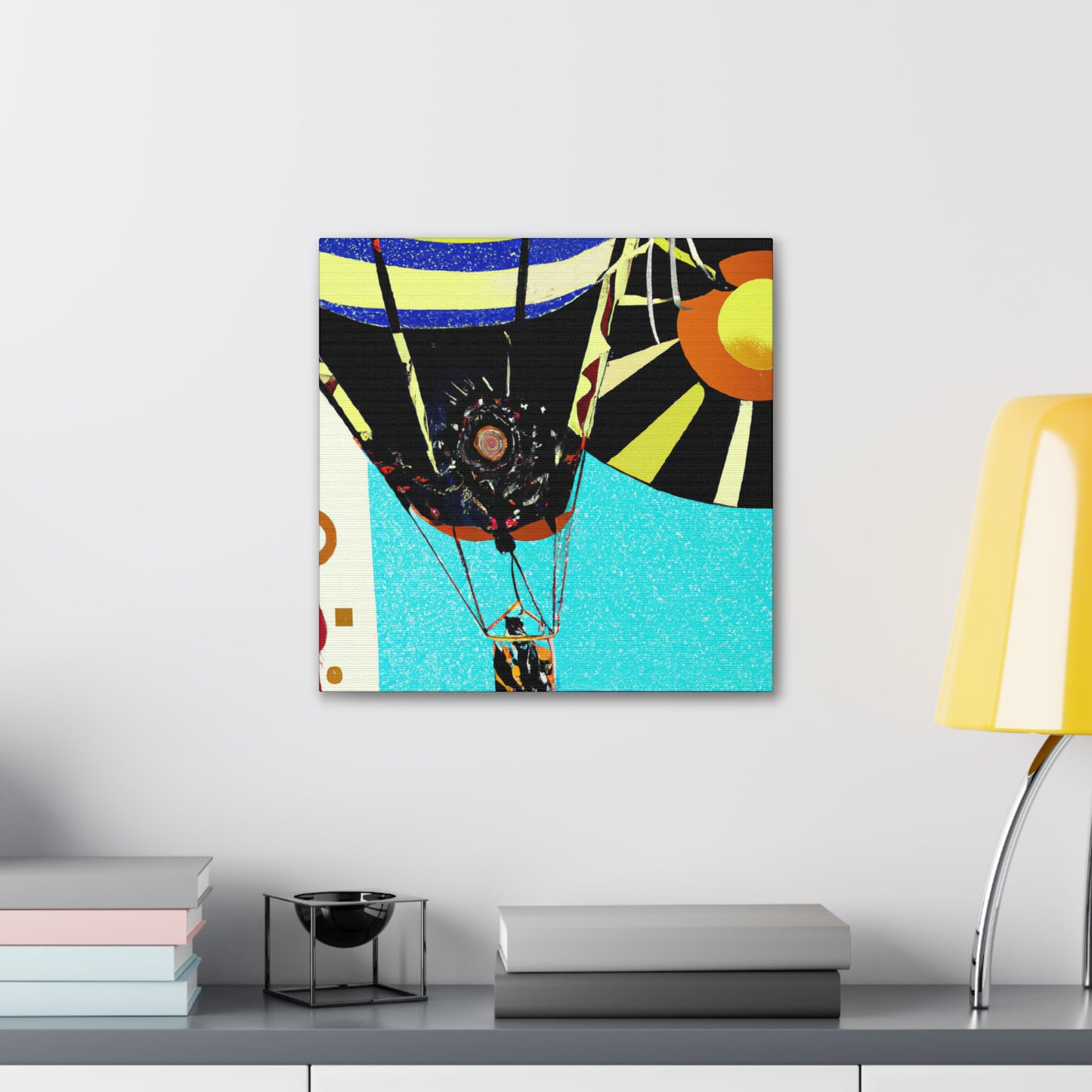 Parasailing Under Moonlight - Canvas