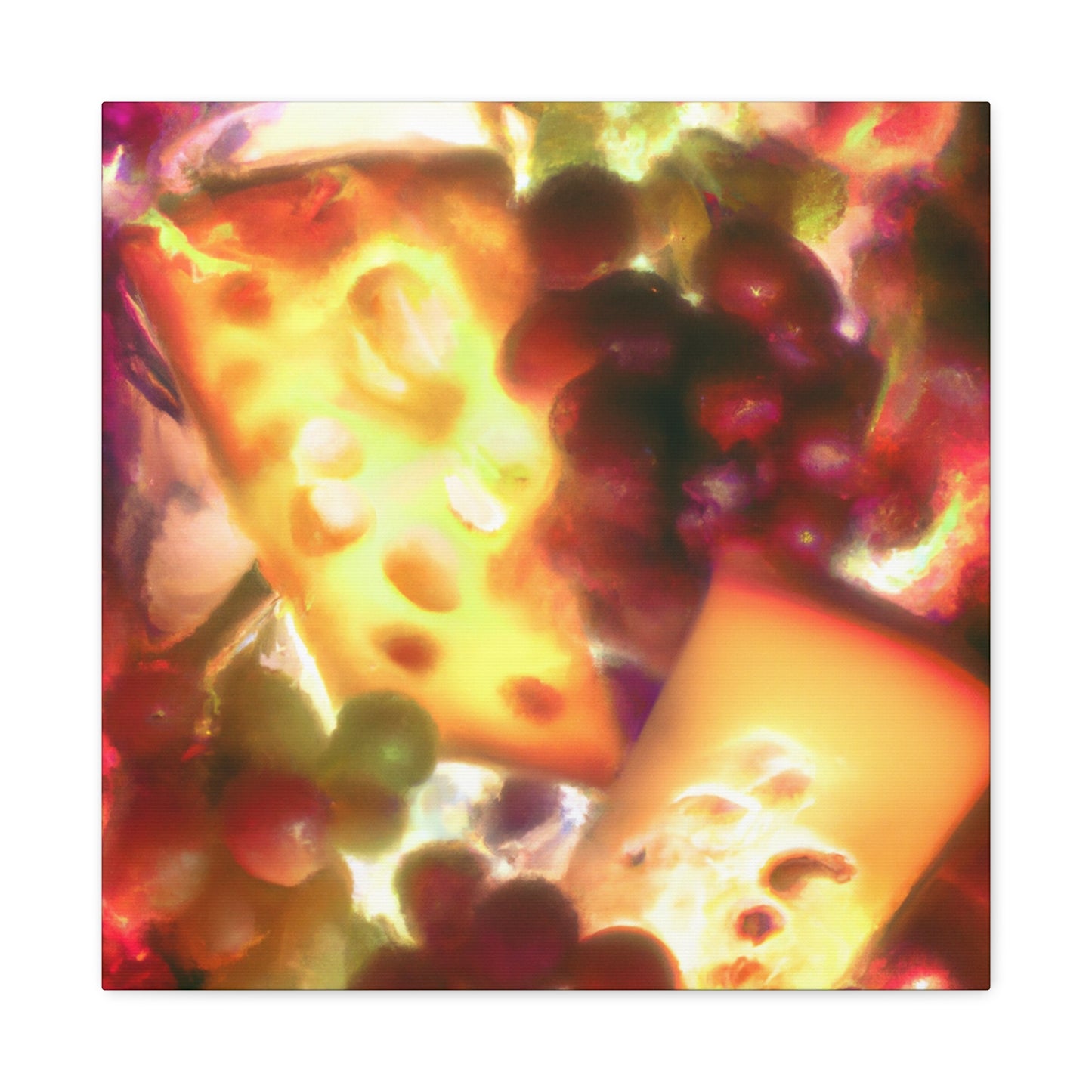 Glorious Cheese and Grapes - Canvas