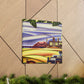 "Countryside in Art Deco" - Canvas