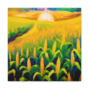 "Corn Field in Moonlight" - Canvas