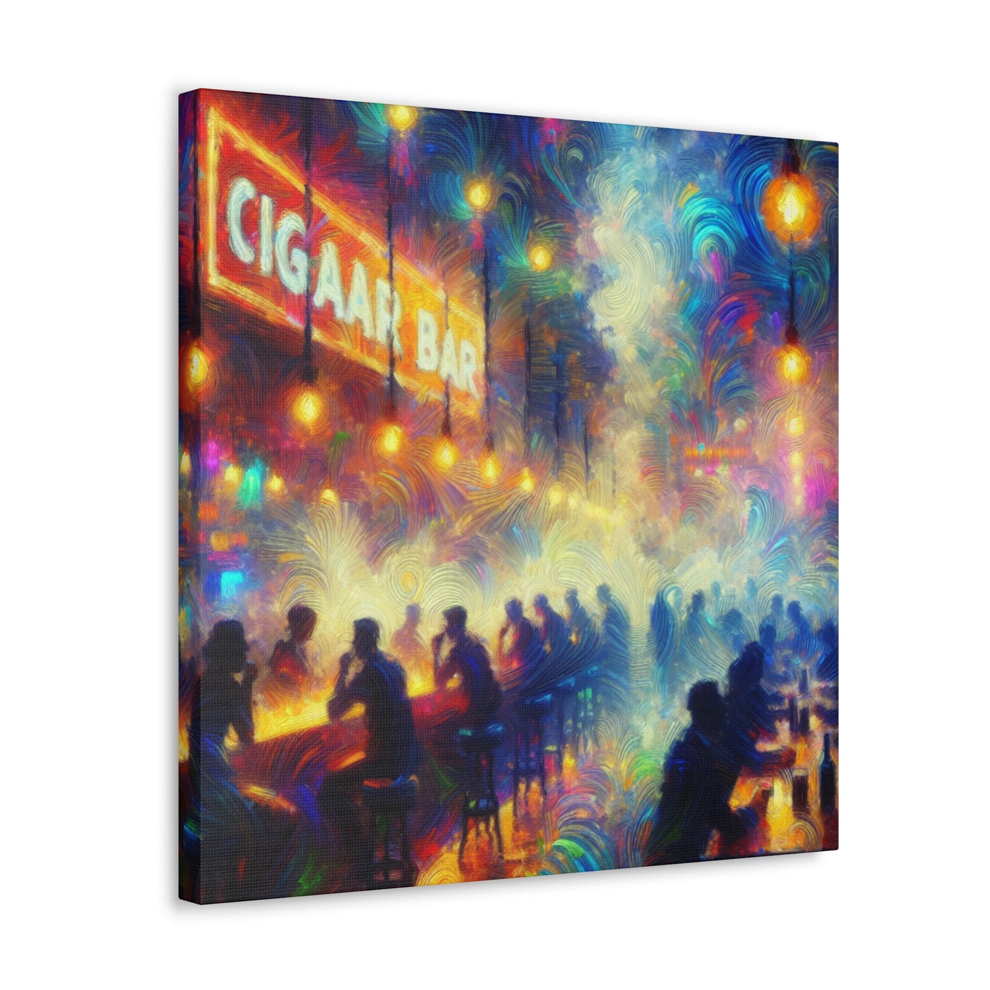 Smoky Soirée Night - Canvas