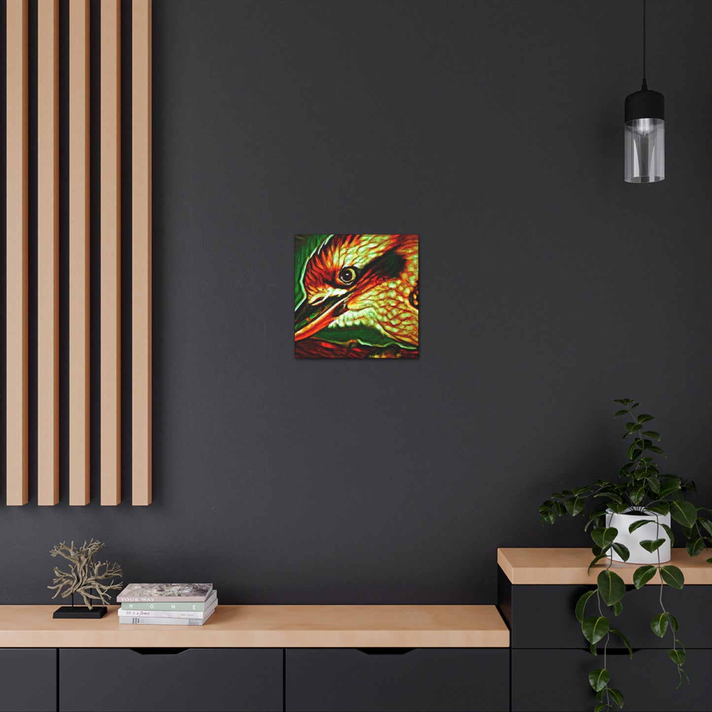 Kookaburra in Flight - Canvas