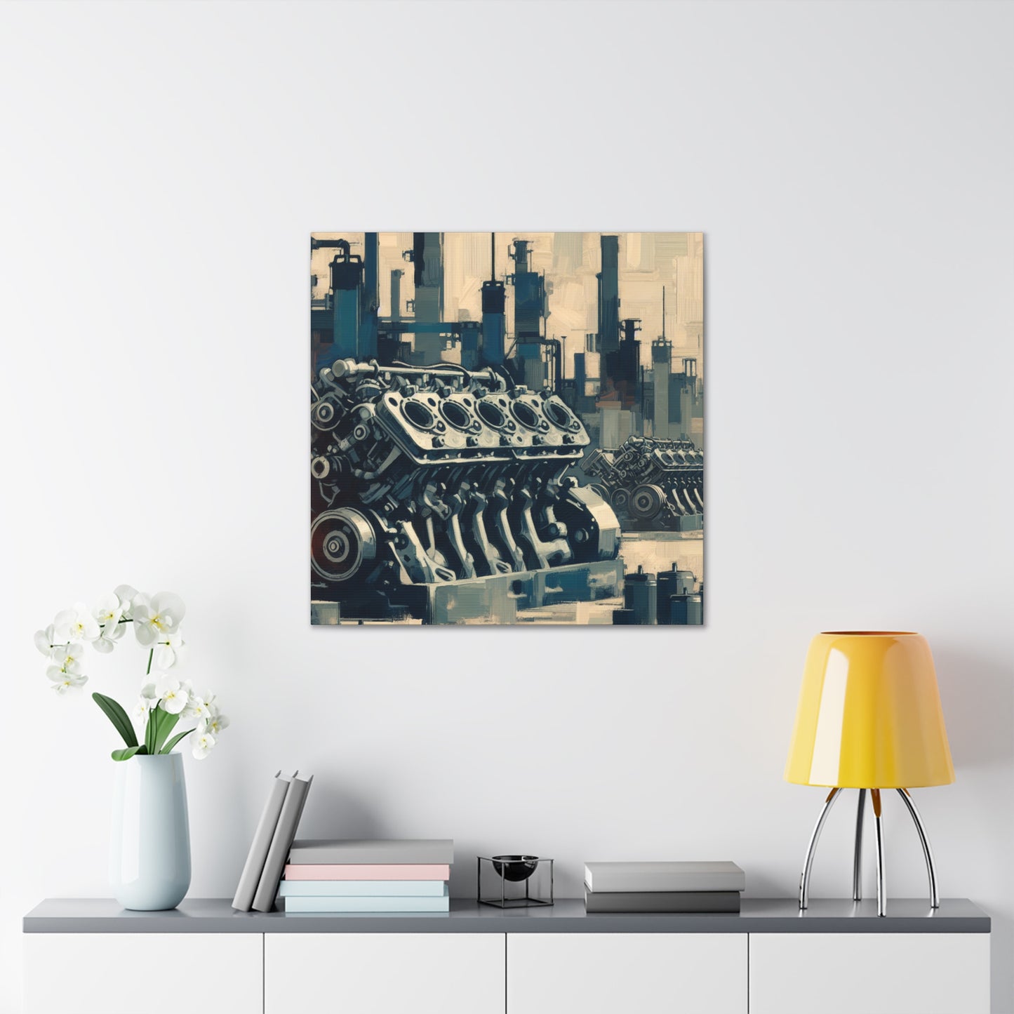 "Mechanical Symphony Unleashed" - Canvas