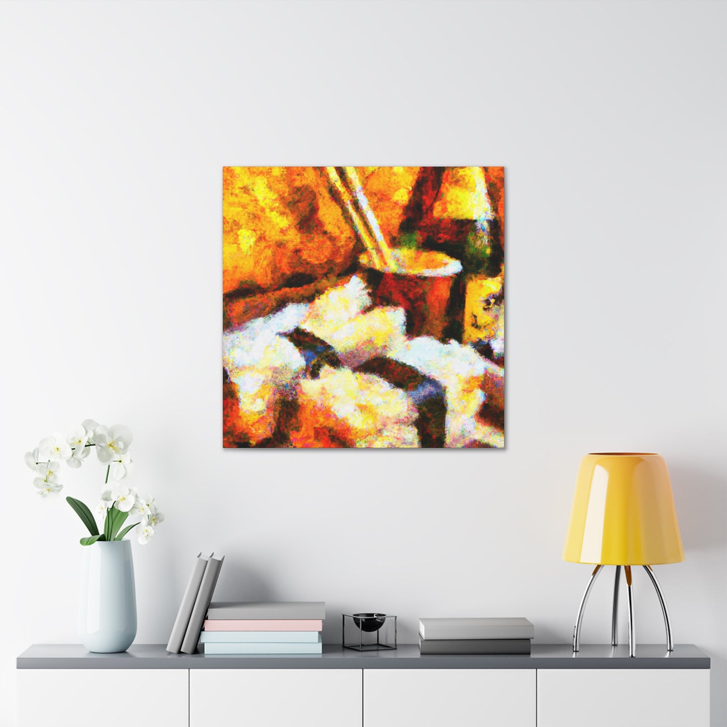 "Sushi in Expressionism" - Canvas