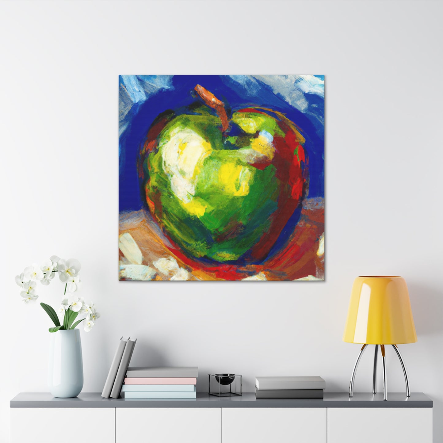 "Apple's Expressionistic Dream" - Canvas