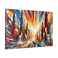 Whispers of Urban Embrace - Canvas