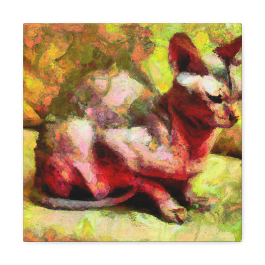 Sphynx in the Impressionism - Canvas