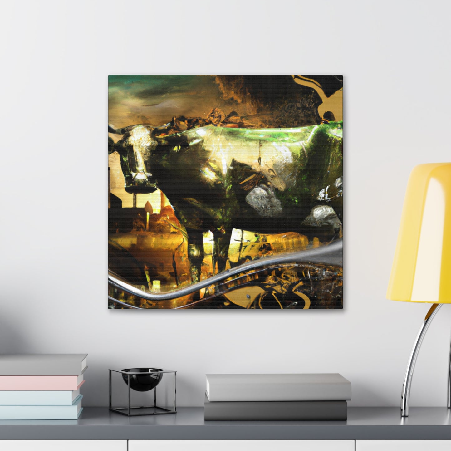 Milking the Dream Cow - Canvas