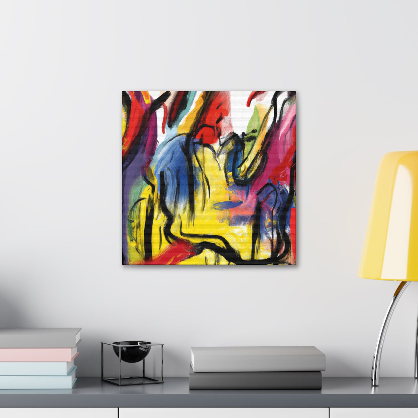 "Lion In Abstraction" - Canvas