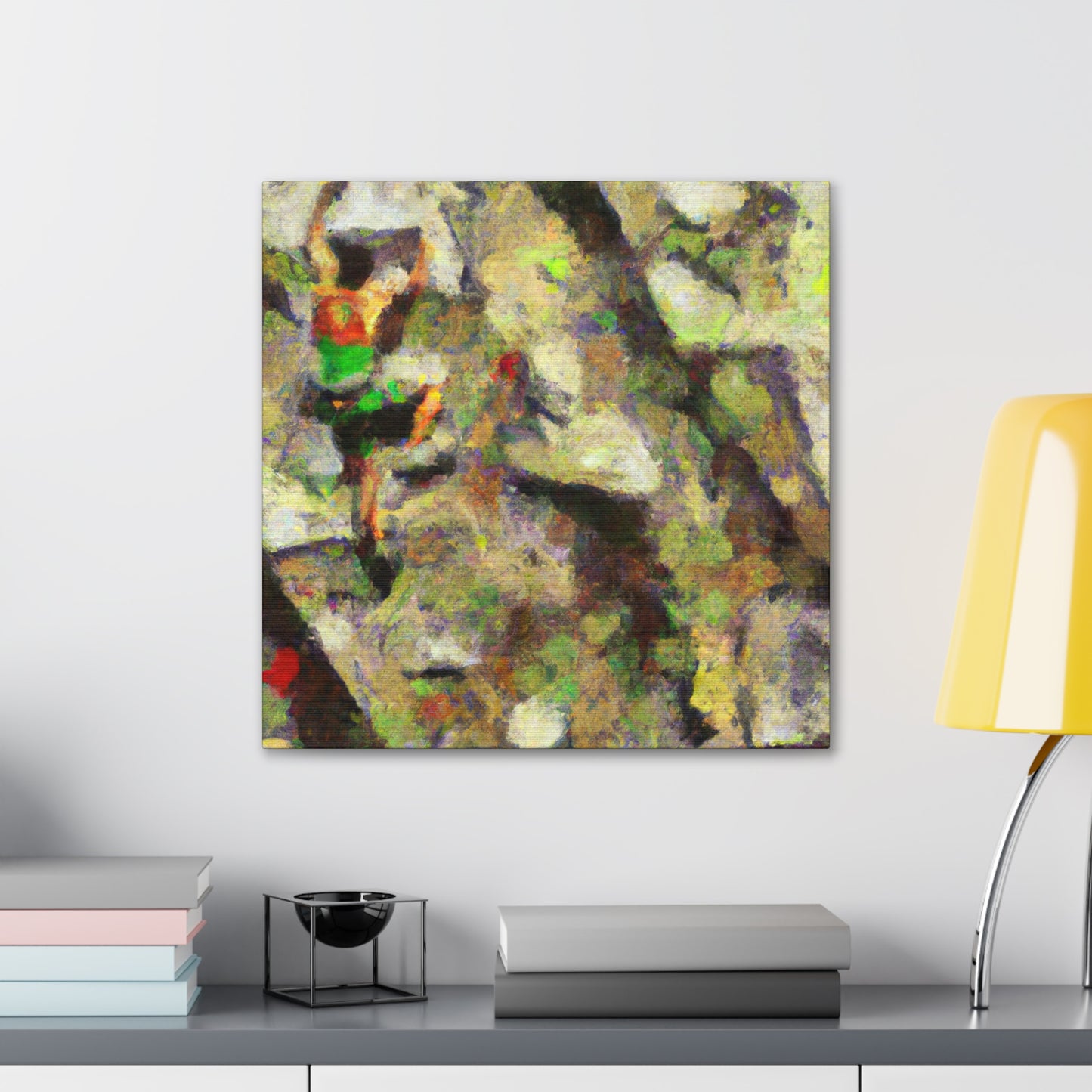 Climbing with Impressionism - Canvas