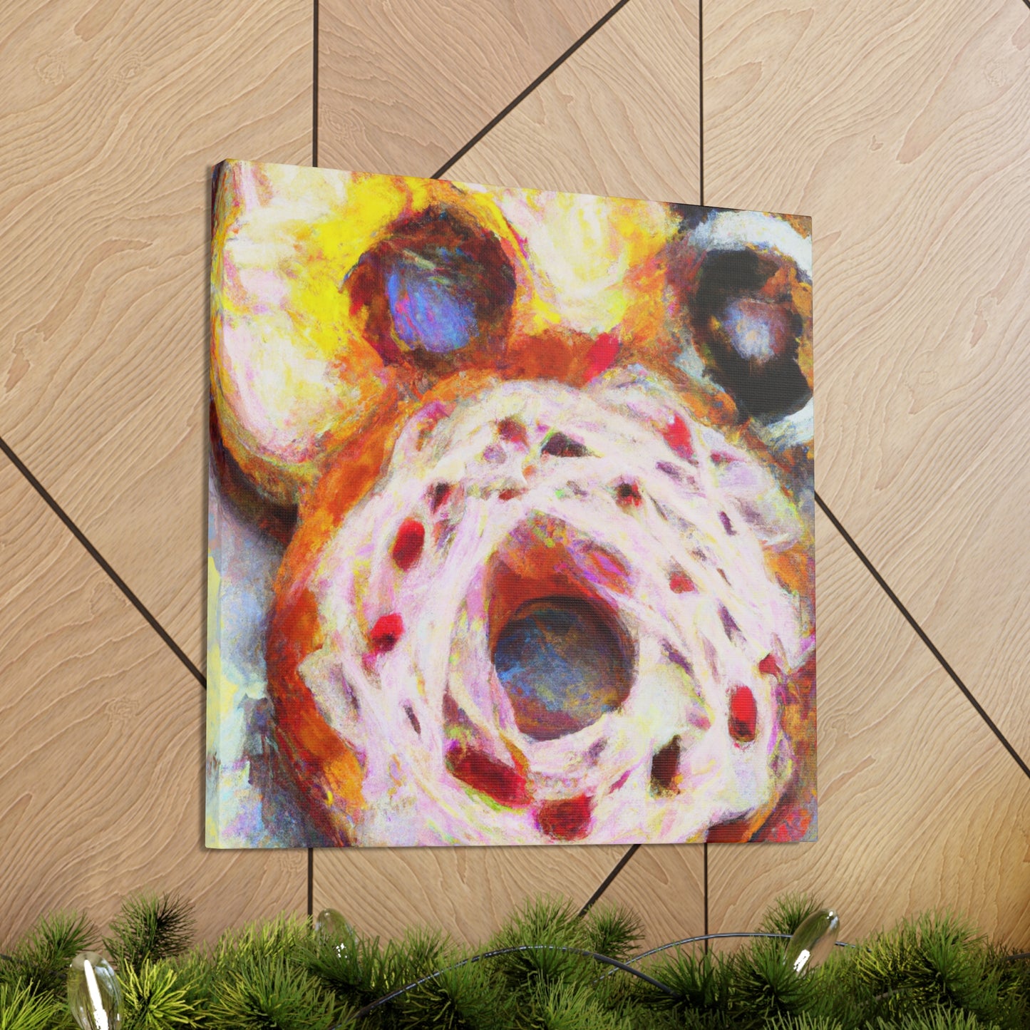 Doughnut Dreamscape Painting - Canvas