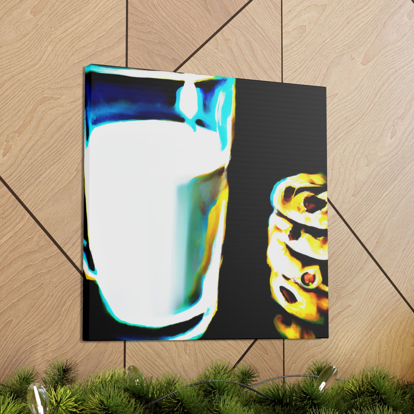 Milk and Cookie Treat - Canvas