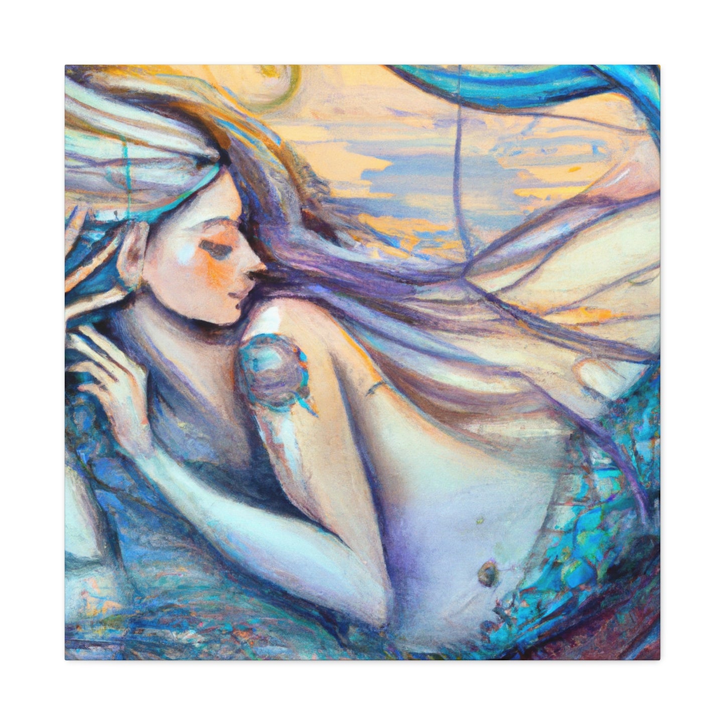 Mermaids of the Deco - Canvas