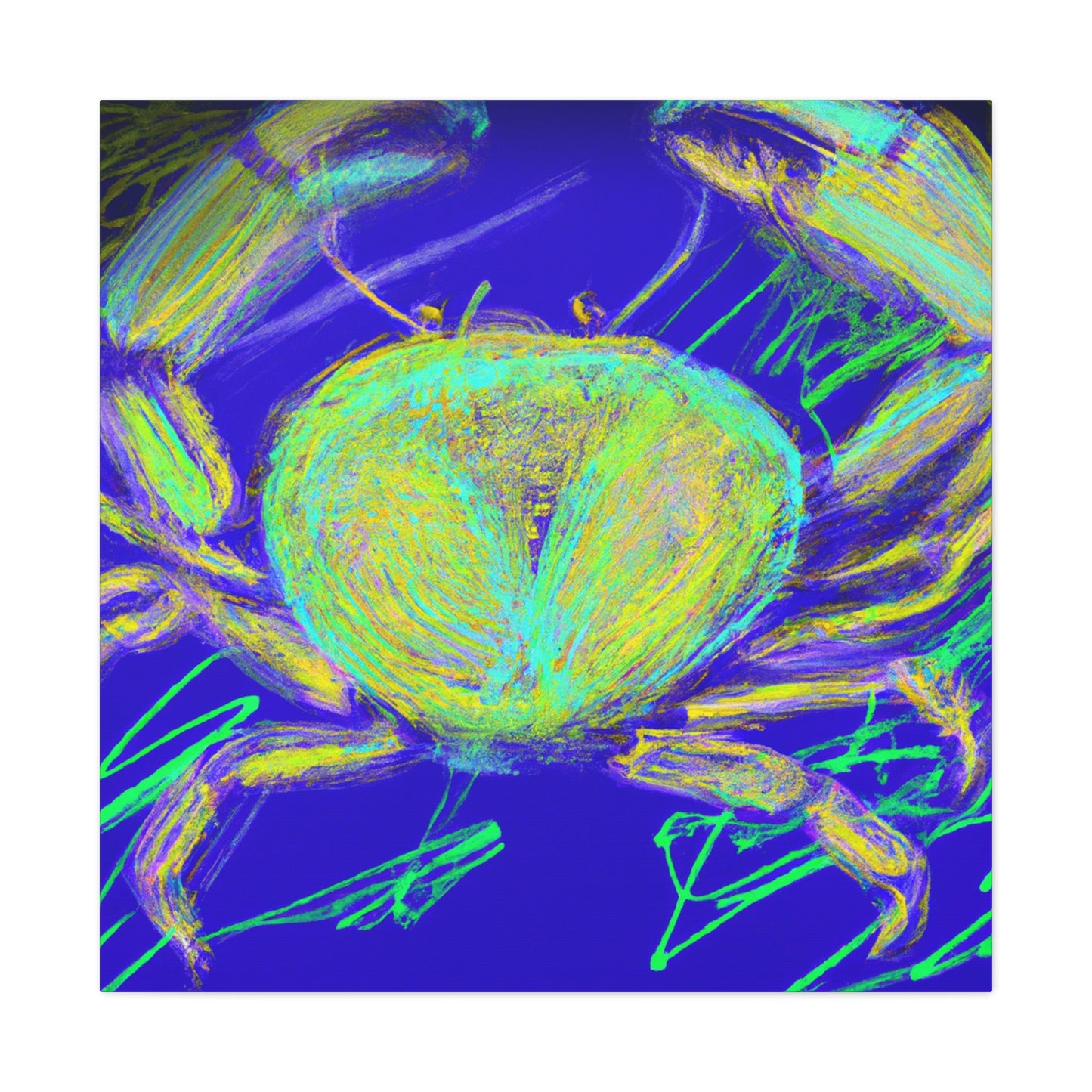 Crab in Impressionism - Canvas