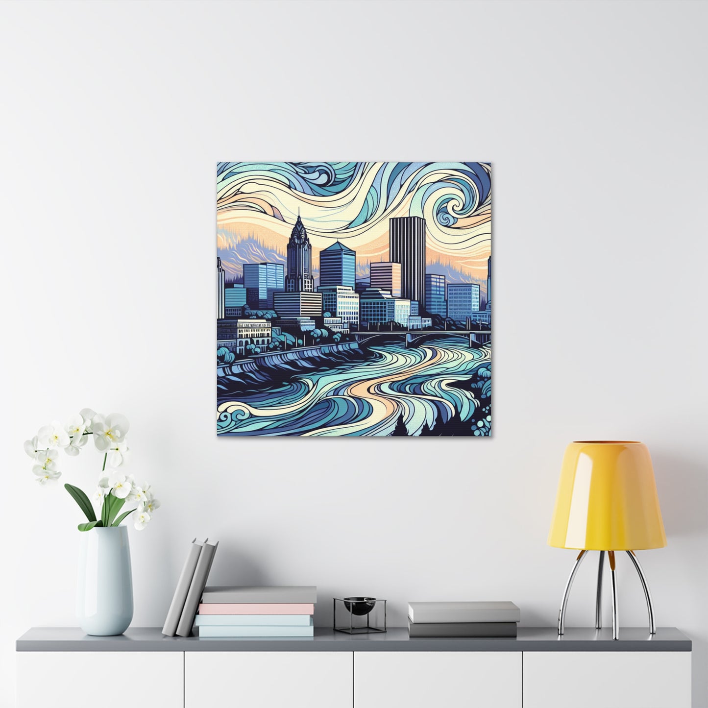 "Emerald City Rhapsody" - Canvas