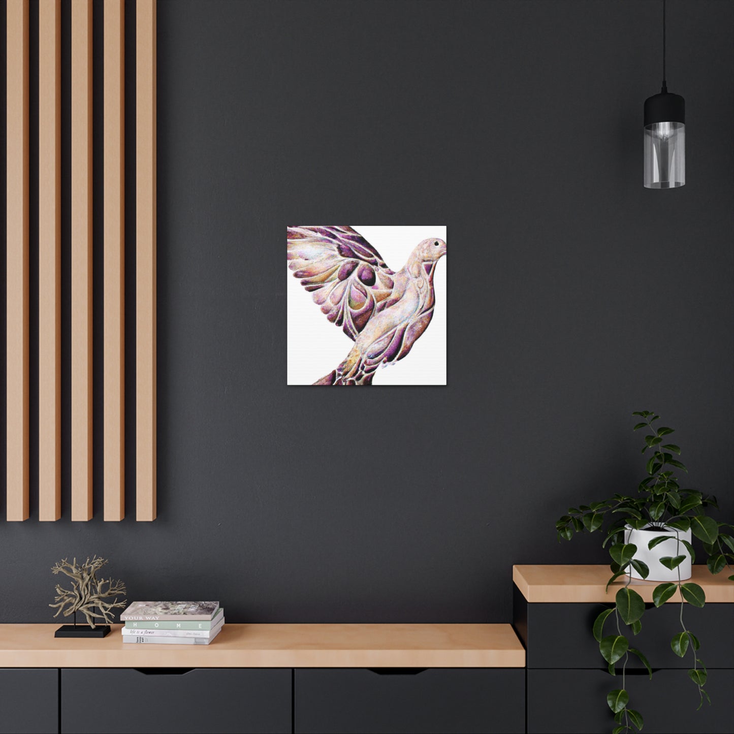 Mourning Dove Reflection - Canvas