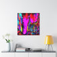 Vibrant Celestial Symphony - Canvas