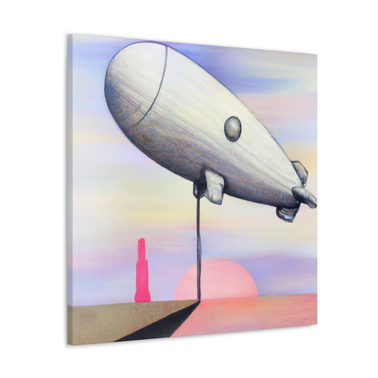 "Ascending Blimp Dreaming" - Canvas