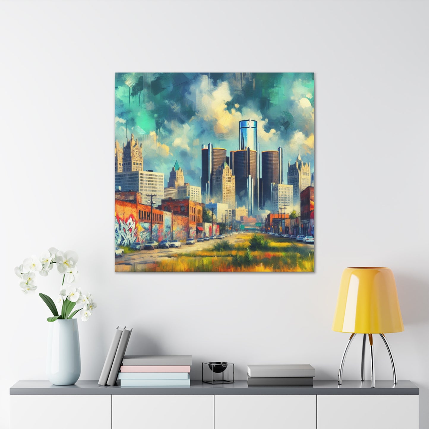 "Motor City Renaissance" - Canvas