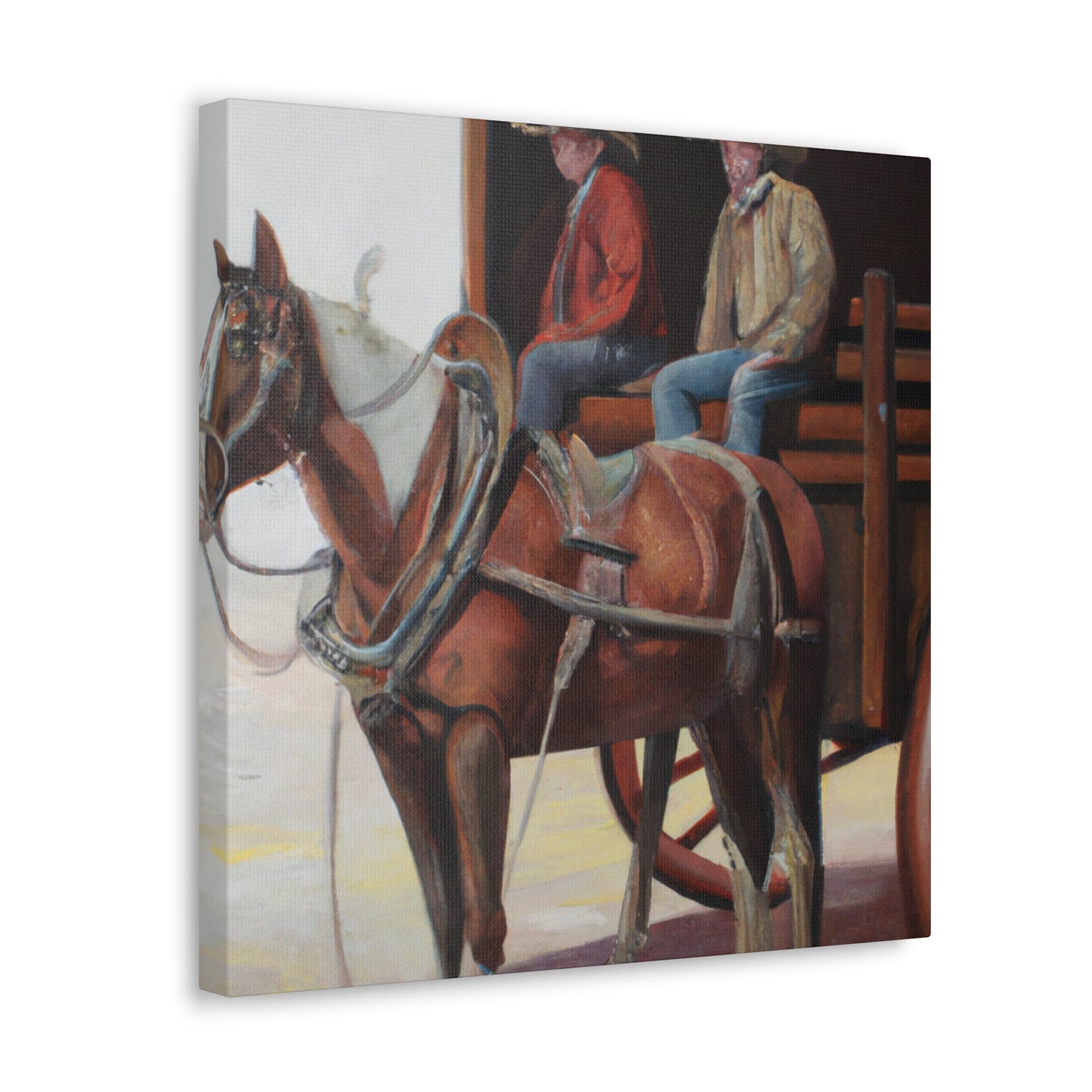 Stagecoach in Motion - Canvas