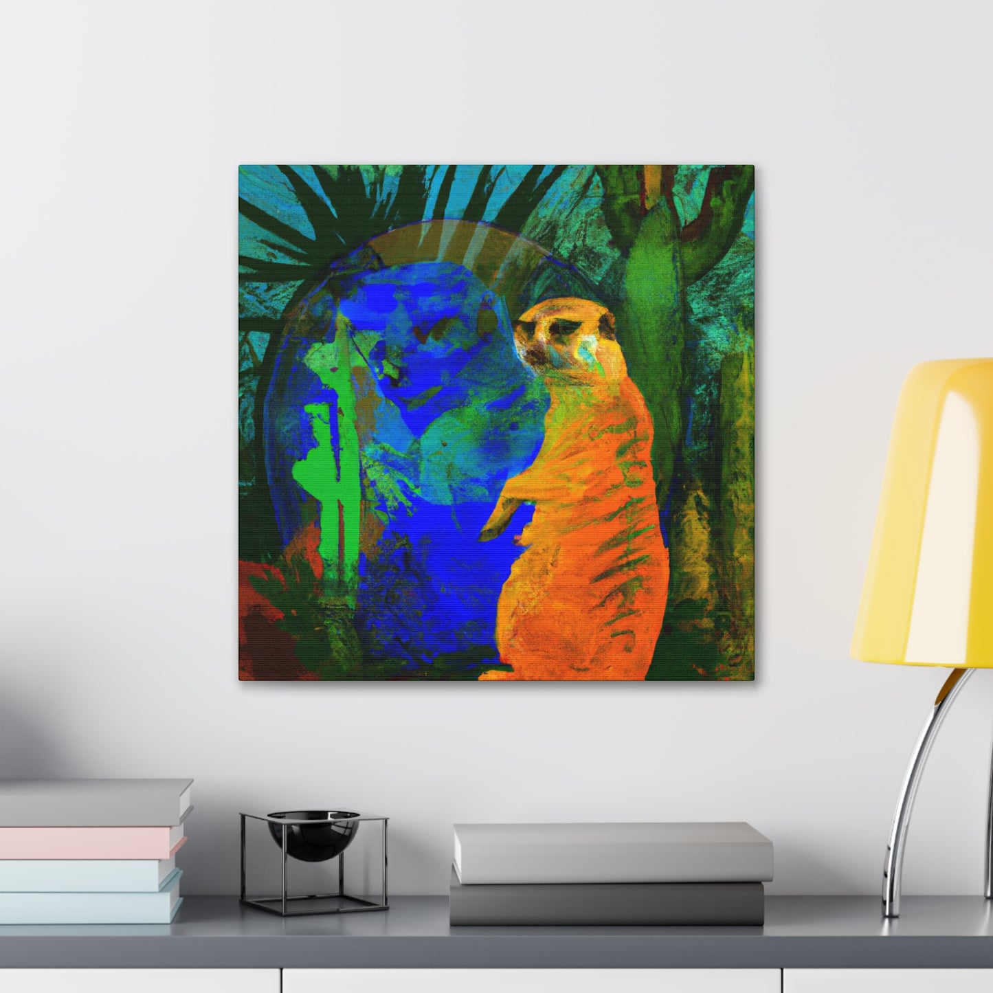 "Meerkat Surreal Dream" - Canvas