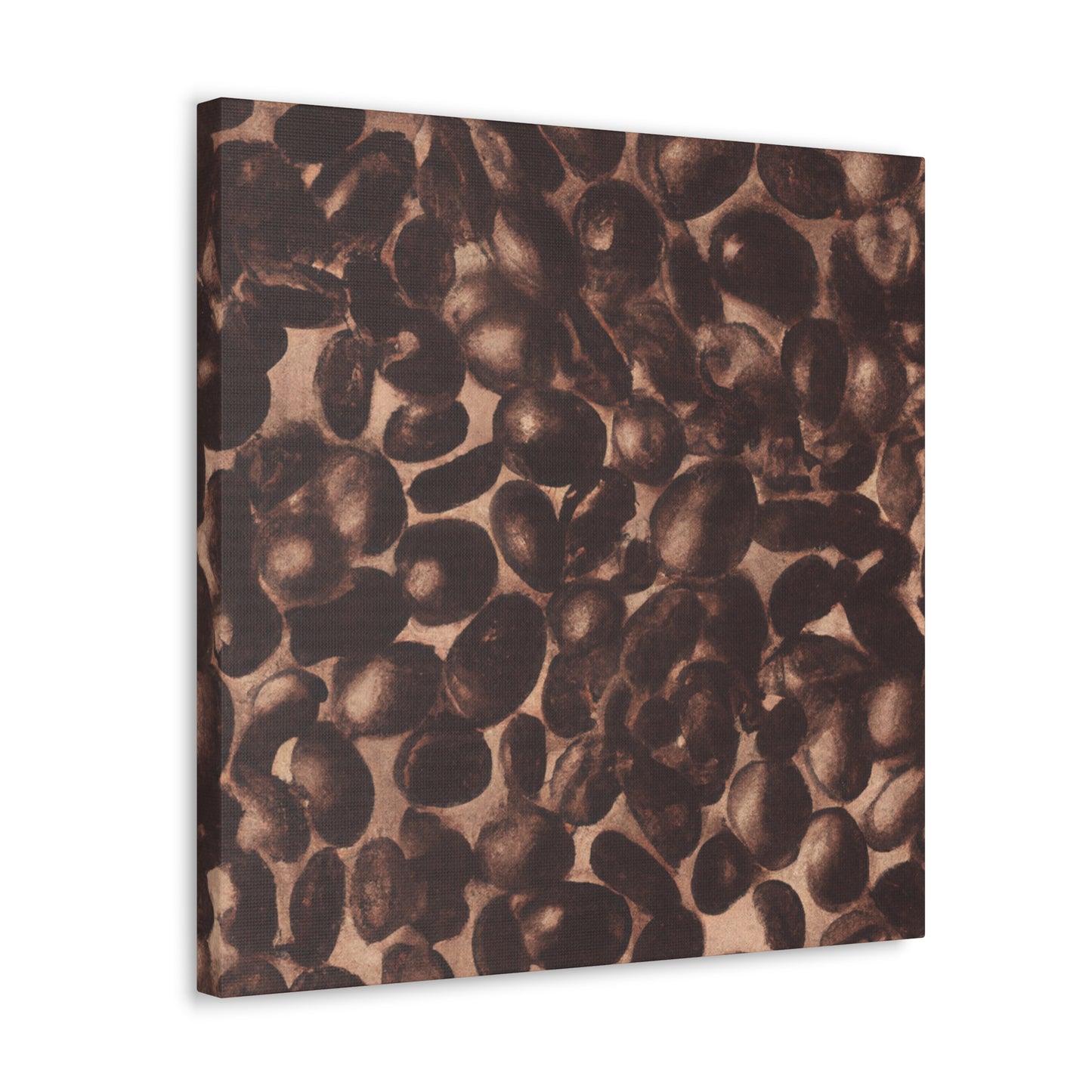 Coffee Beans in Color - Canvas