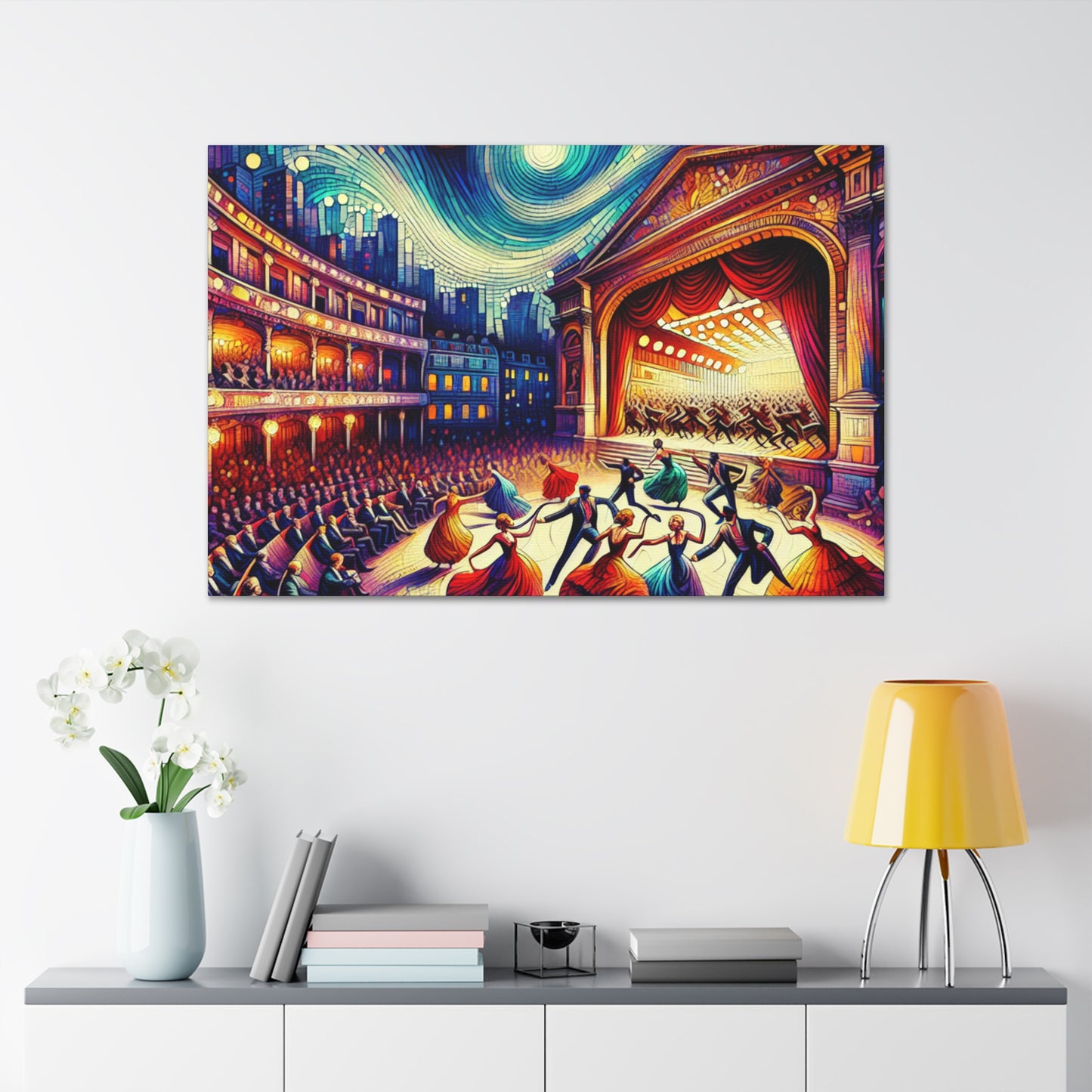 "Harmony of Melodic Colors" - Canvas