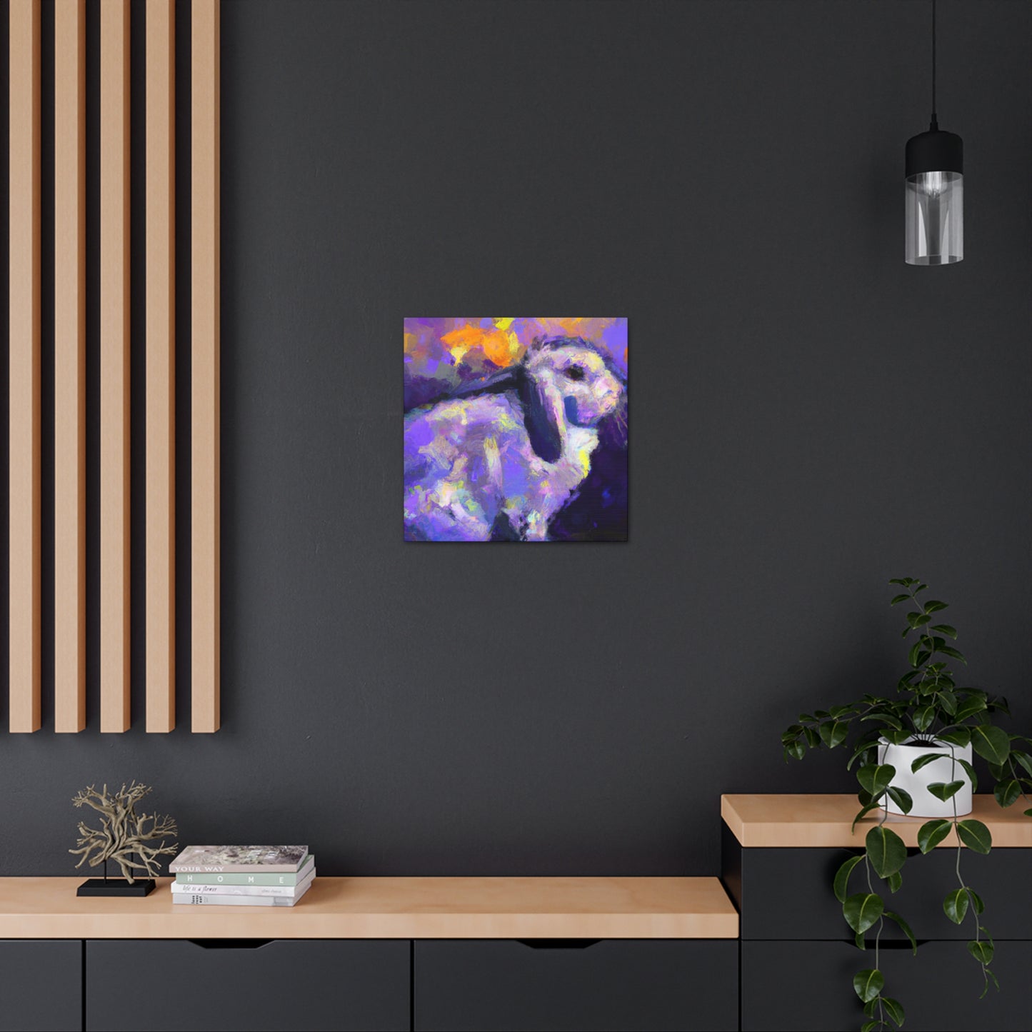 Rabbit in Springtime - Canvas