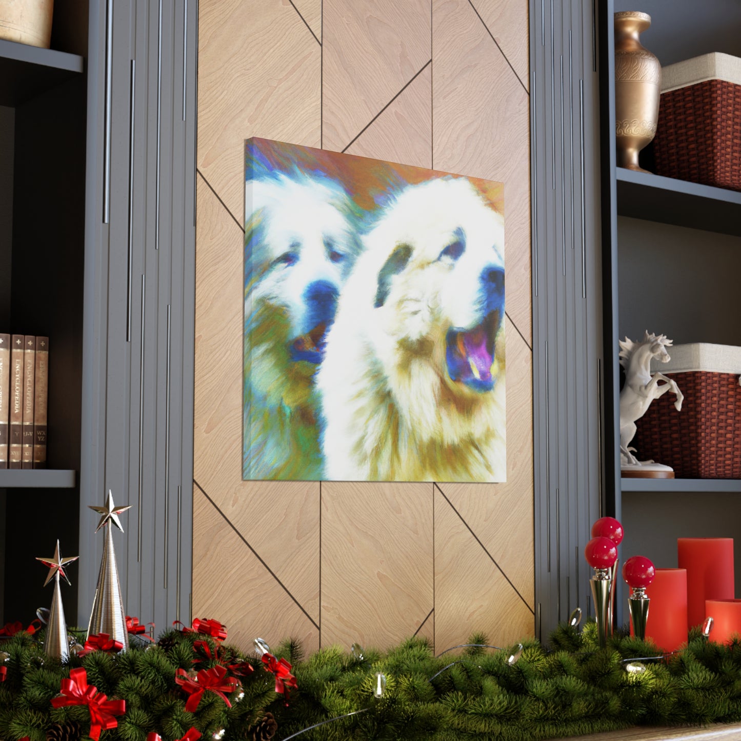 "Great Pyrenees Abstraction" - Canvas