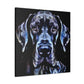 Great Dane in Deco. - Canvas