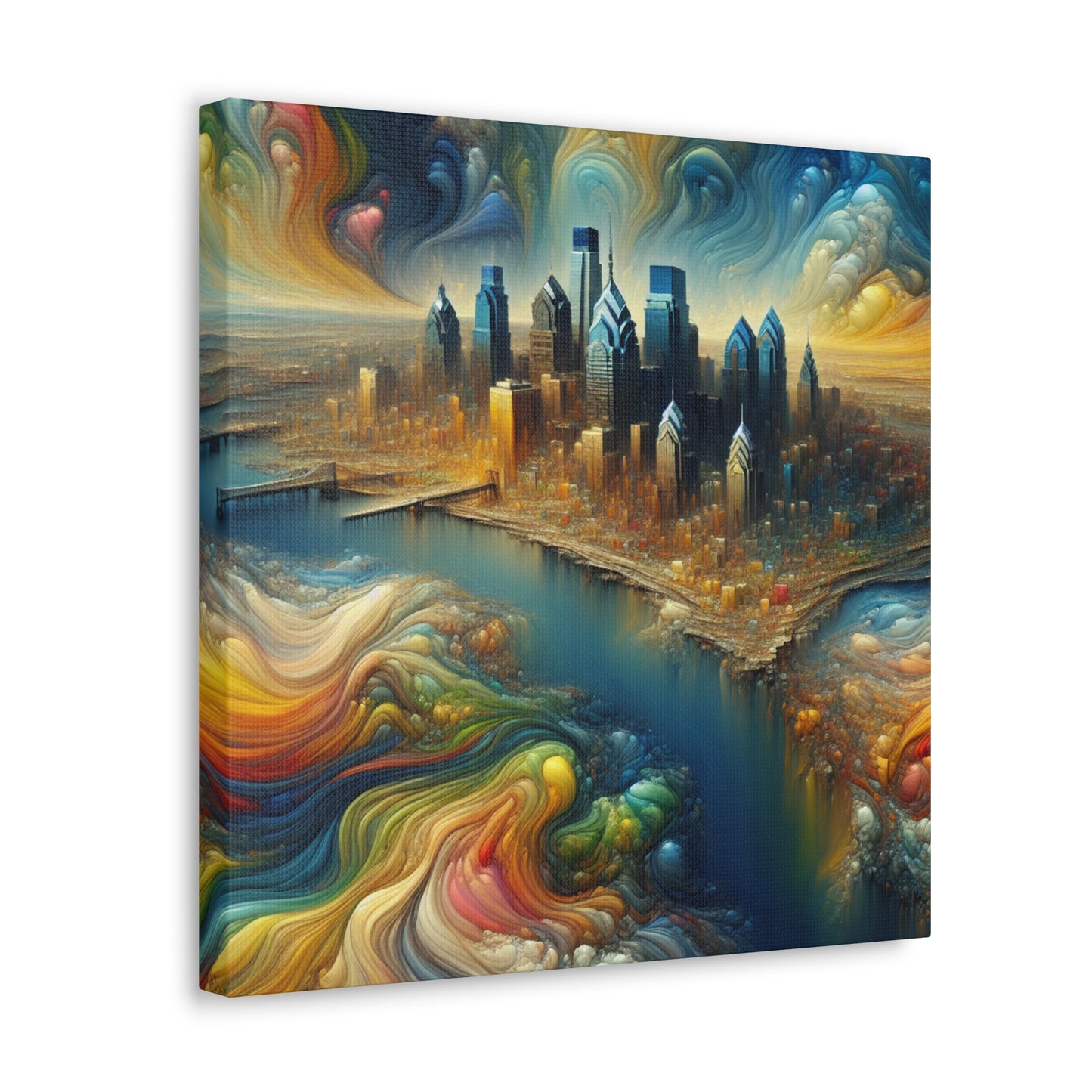 City of Brotherly Hues - Canvas