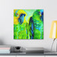 Amazon Parrots Jubilance - Canvas