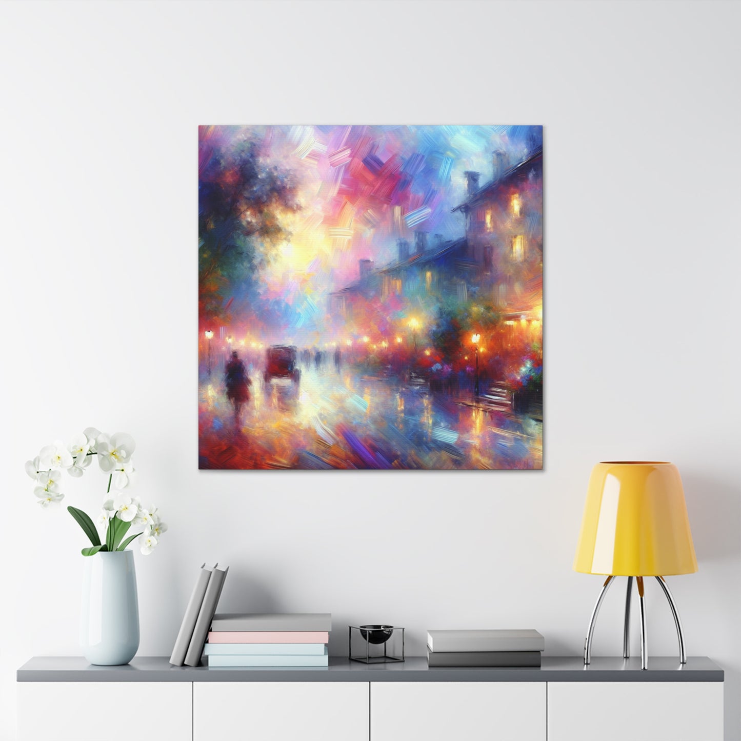 Whispering Blooms Unveiled - Canvas