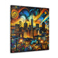 "Gilded City Symphony" - Canvas