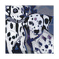 Dalmatian Abstract Expressionism - Canvas