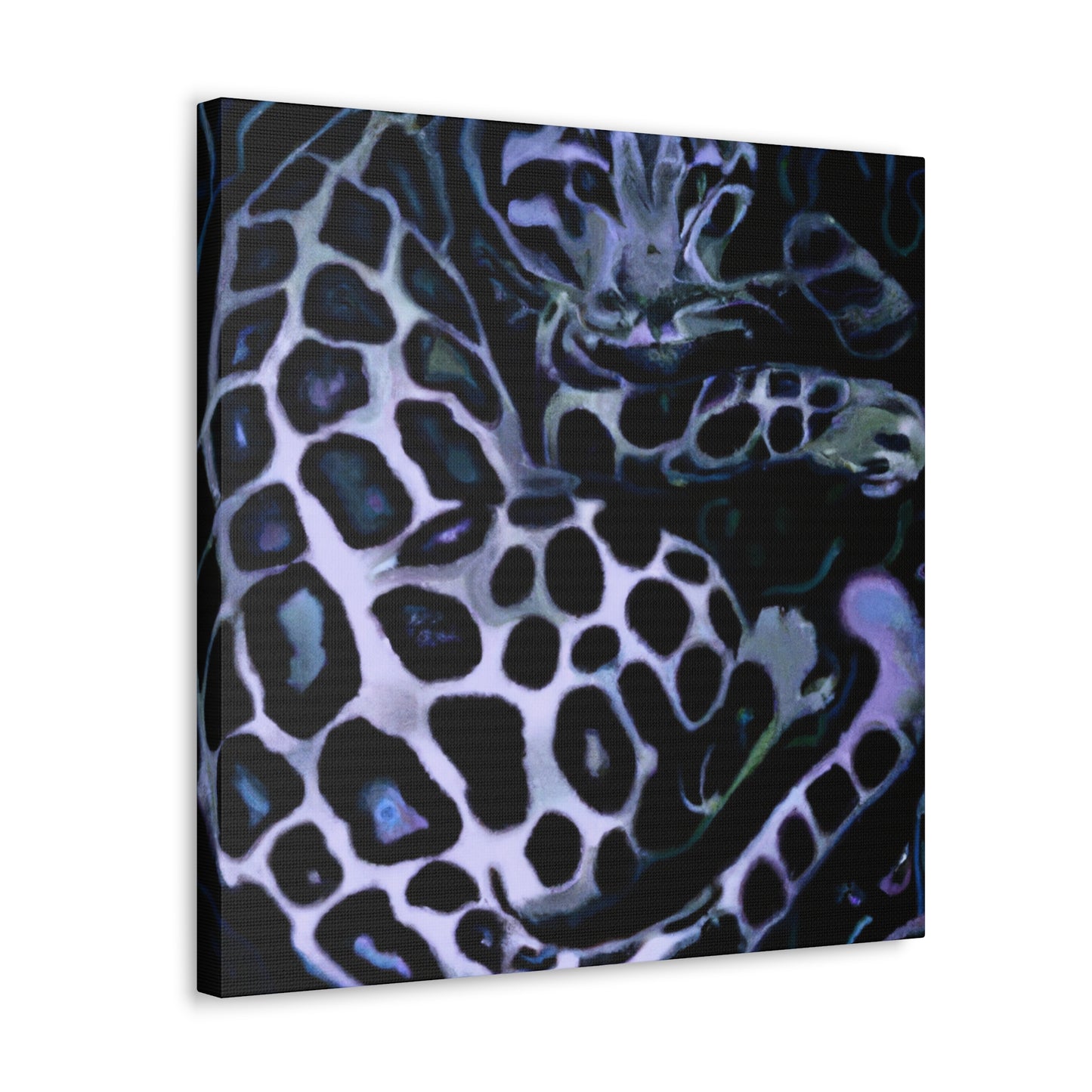 "Clouded Leopard Dreamscape" - Canvas