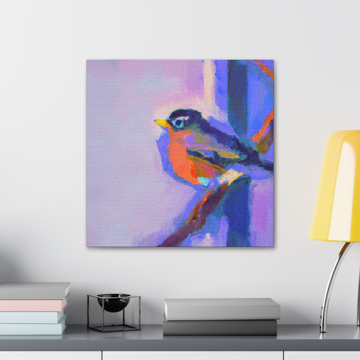 "American Robin Reflection" - Canvas