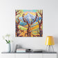 "Majestic Deer of Nature" - Canvas