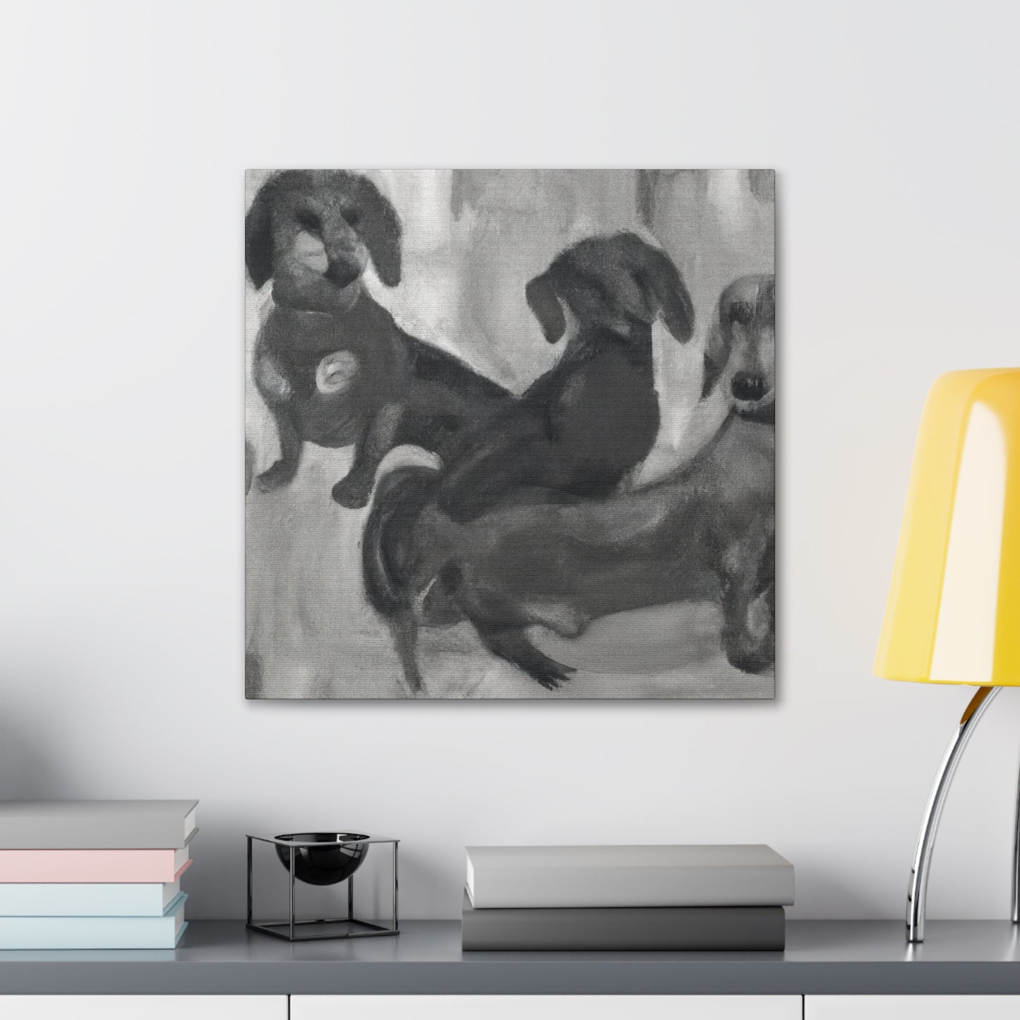 "Dachshund in the Sunlight" - Canvas