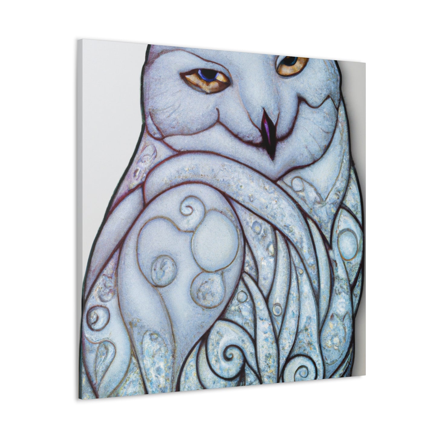 "Snowy Owl's Majesty" - Canvas