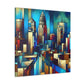 "Vibrant Raleigh Serenade" - Canvas