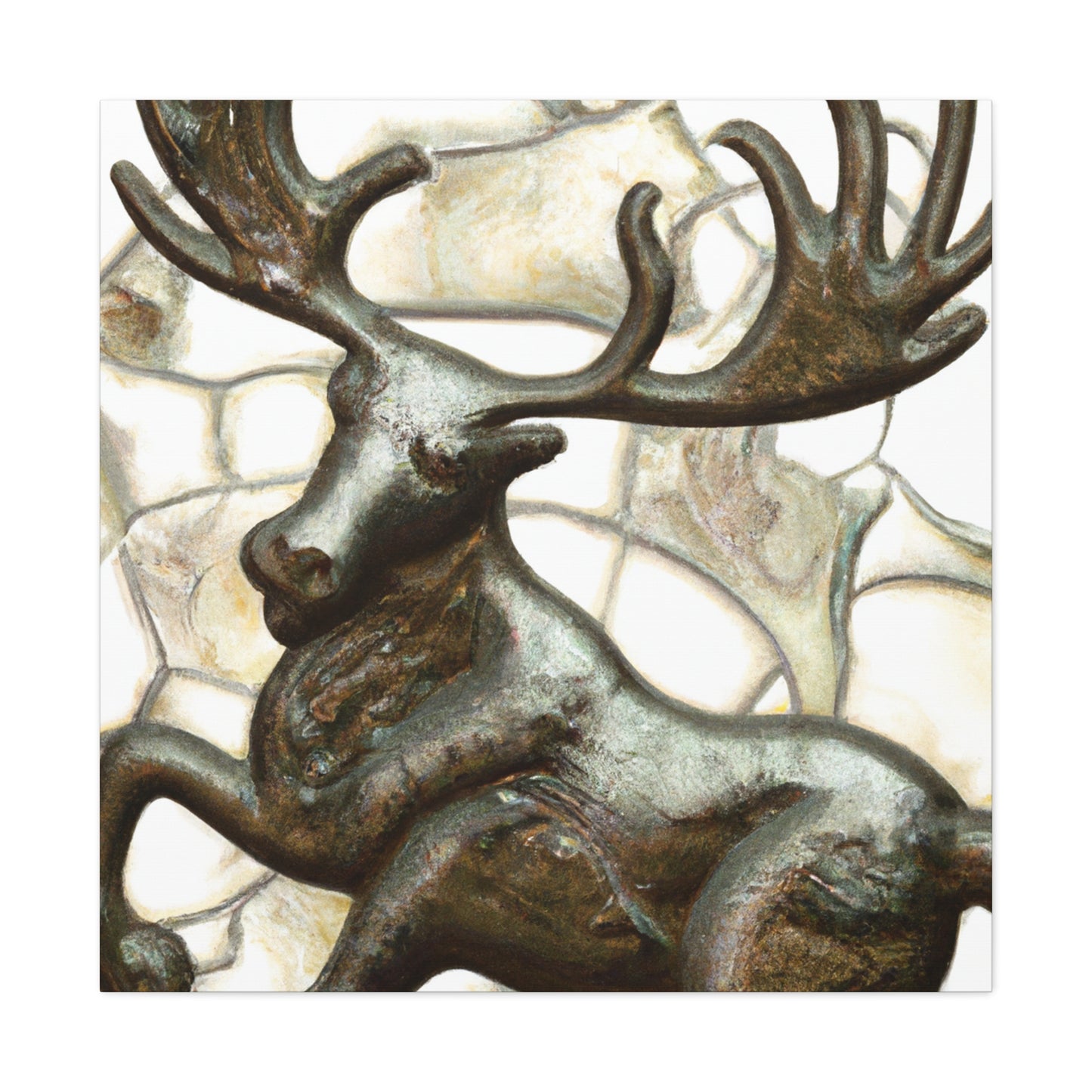 Reindeer Winding Paths - Canvas