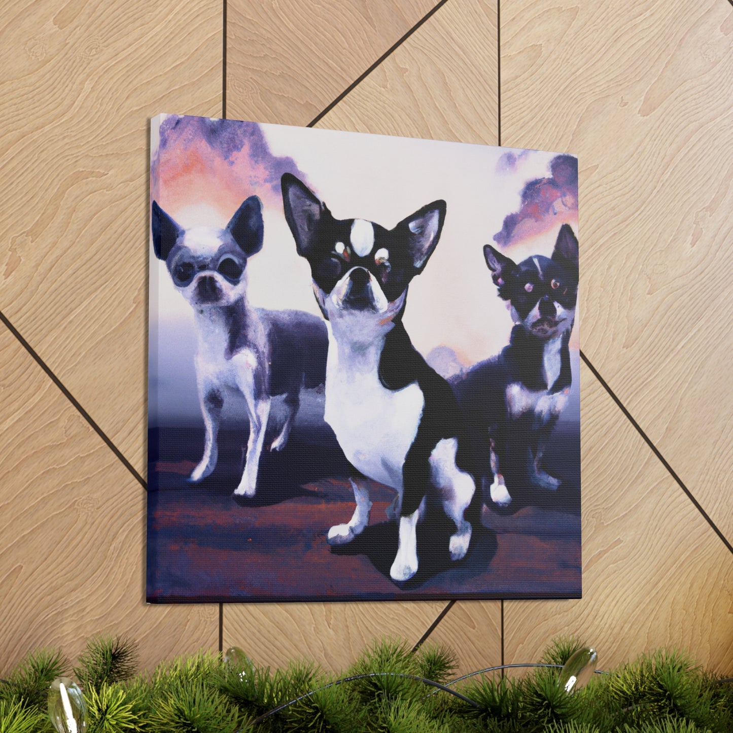 "Chihuahua in Deco". - Canvas