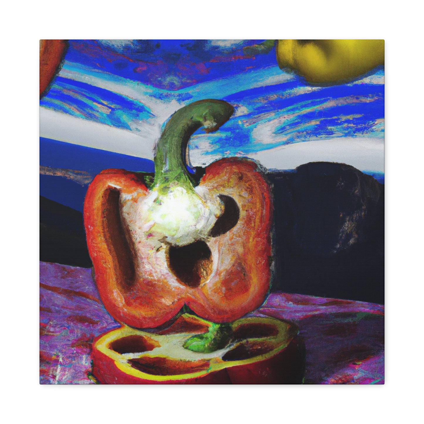 Peppers in Absurdity - Canvas