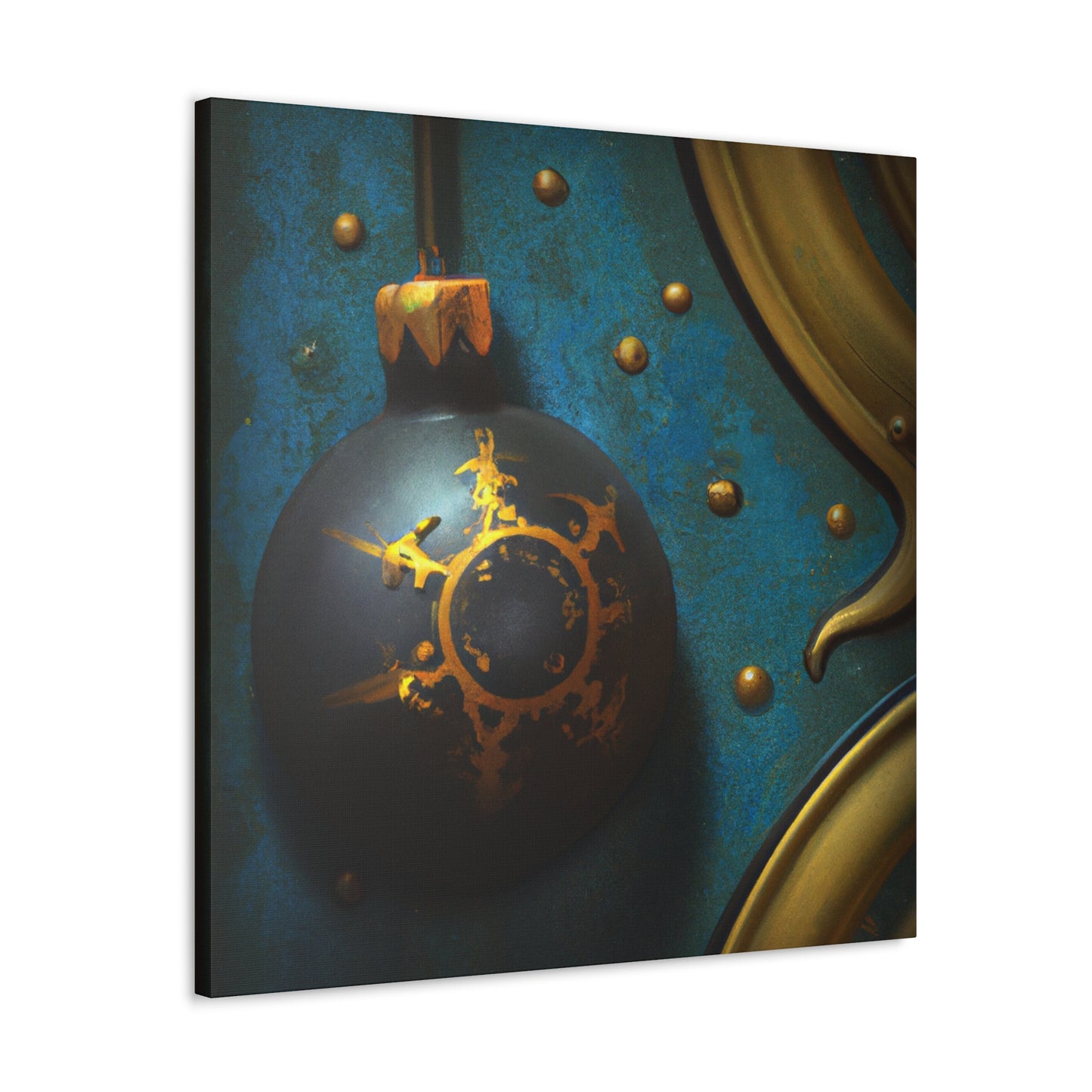 Steampunk Christmas Baubles - Canvas