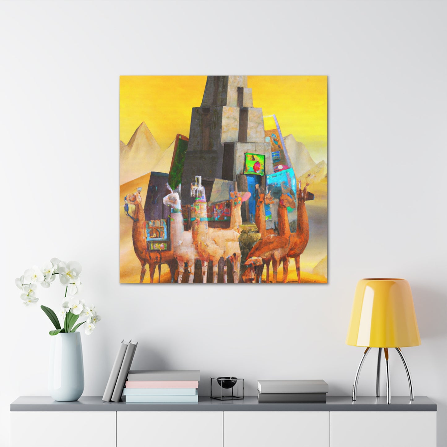 Llama in Surreality - Canvas