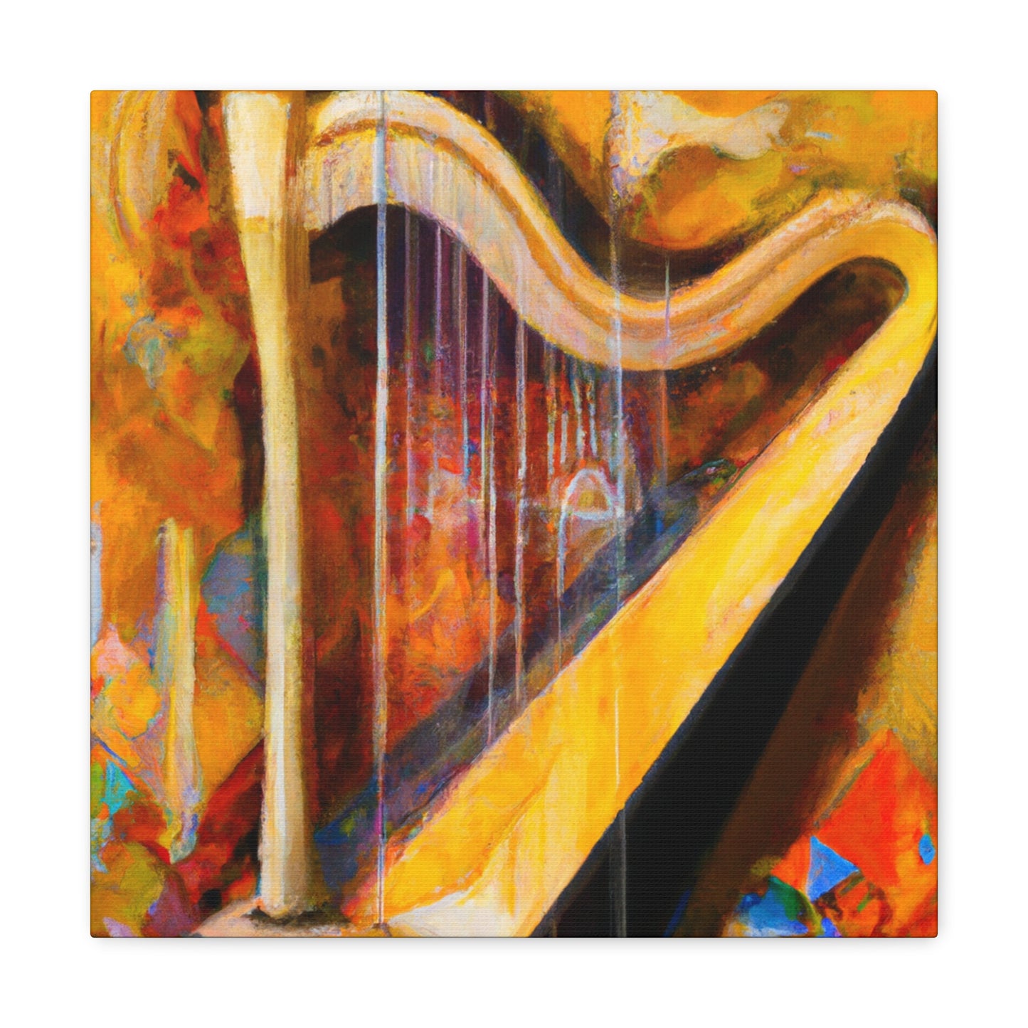 "Harp in Harmony" - Canvas