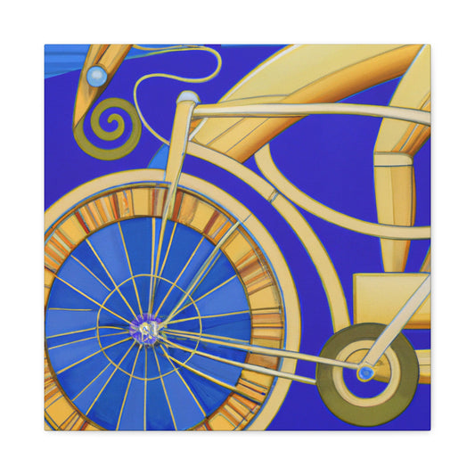 Racing Bicycle Sunset - Canvas